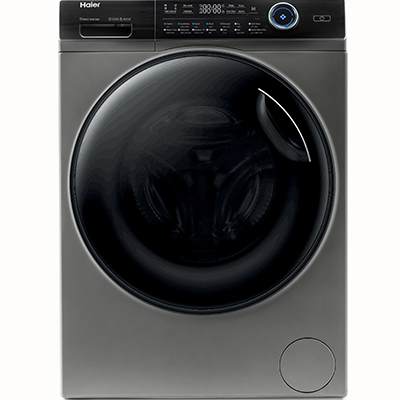غسالة هاير  12 كيلو  تنشيف 100%  فضي - HWD120-B14979S8