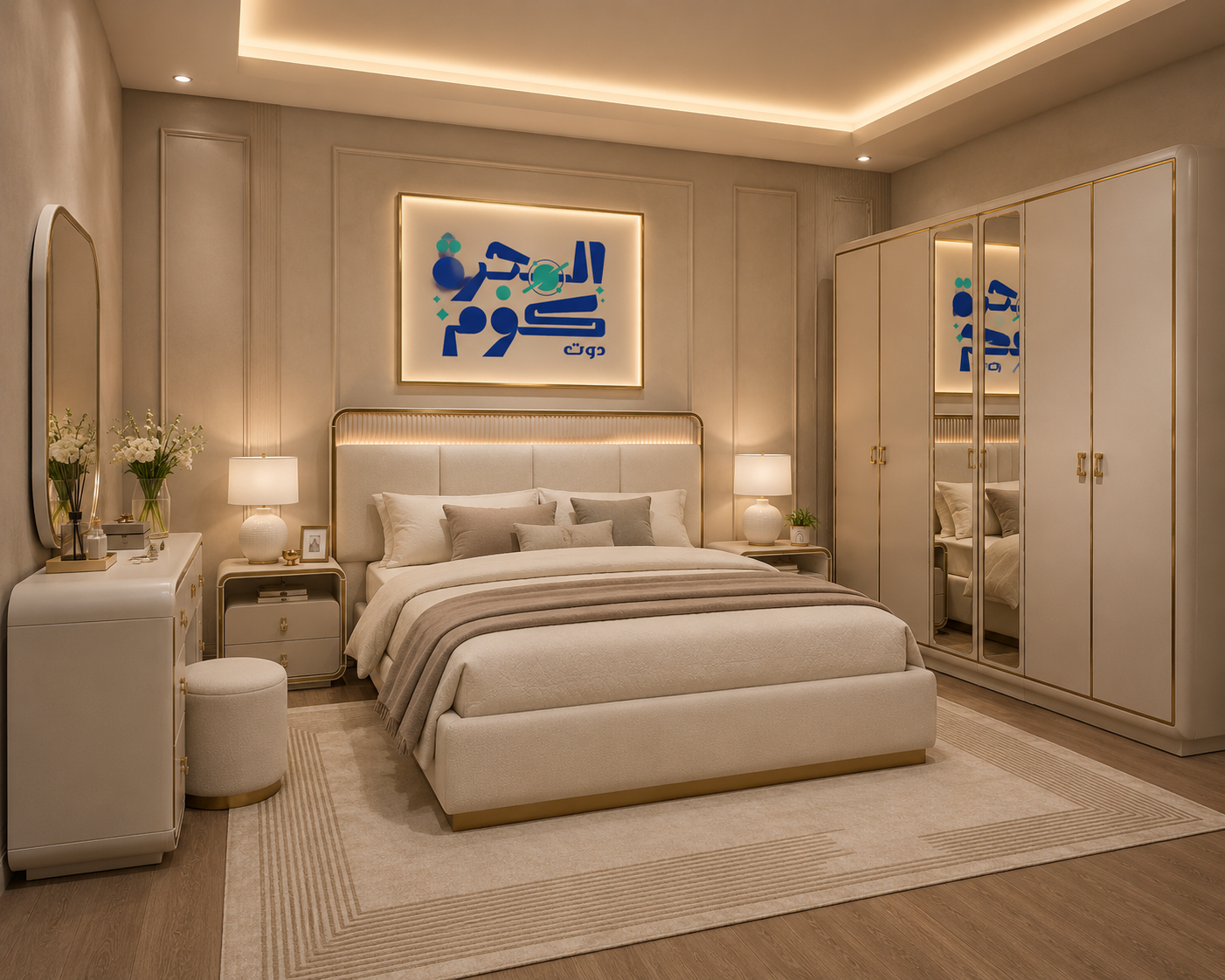 غرفة نوم مودرن 6 قطع 