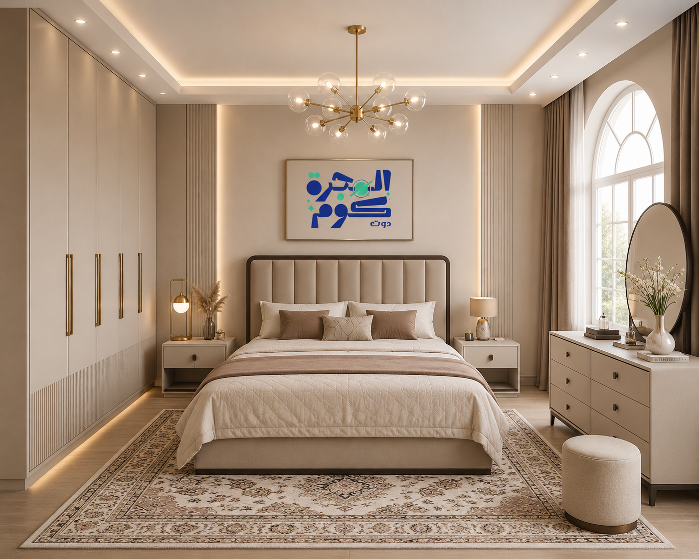 غرفة نوم مودرن 6 قطع 